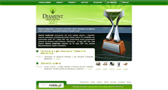 Desktop Screenshot of 2007.diamentmeblarstwa.pl
