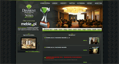 Desktop Screenshot of 2010.diamentmeblarstwa.pl